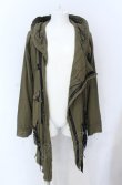 画像7: KMRii / Cotton Gauze Riders Hoodie パーカー 2 カーキ O-25-05-31-061-KM-to-YM-OS (7)