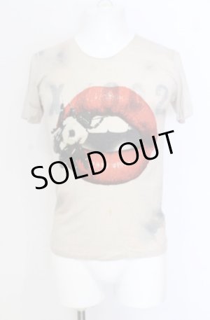 画像: maxsix / LIP ON HONEY Tシャツ S ベージュ系 O-25-05-31-062-ma-ts-YM-OS