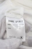 画像4: SHARE SPIRIT / コラージュTシャツ M ホワイト O-25-05-31-066-SH-ts-YM-OS (4)