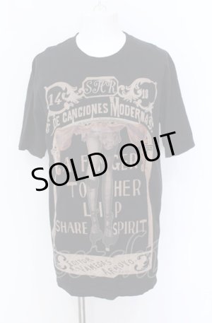 画像: SHARE SPIRIT / レッグ BIG Tシャツ 36 ブラック O-25-05-31-067-SH-ts-YM-OS