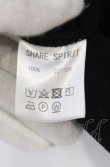 SHARE SPIRIT / レッグ BIG Tシャツ 36 ブラック O-25-05-31-067