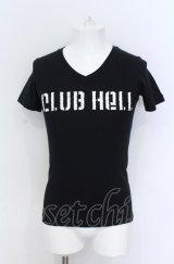 画像: NIGHT KILLER INC / CLUB HELL LOGO Tシャツ  ブラック O-25-05-31-010-NI-ts-YM-ZT333