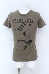 画像: NIGHT KILLER INC / CLUB HELL Tシャツ S カーキ O-25-05-31-011-NI-ts-YM-ZT333