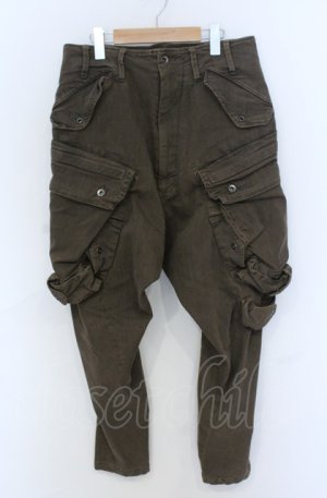 画像: JULIUS / 10.5oz ストレッチガスマスクカーゴパンツ 1 カーキ O-25-05-31-081-JU-pa-YM-OS