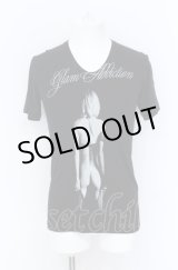 画像: CHARM CULT / GLAM ADDICTION　NUDE Tシャツ 1 ブラック O-25-05-31-019-CH-ts-YM-OS