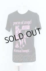 画像: NIGHT KILLER INC / poem of angel Tシャツ M ブラック O-25-05-31-021-NI-ts-YM-ZT334