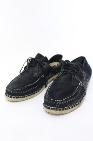 画像: KMRii / Stud Espadrilles シューズ 3（約27.5cm） ブラック O-25-05-31-112-KM-sho-YM-OS