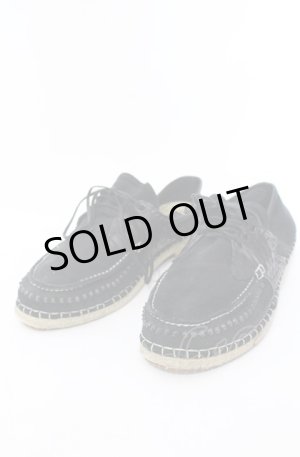 画像: KMRii / Stud Espadrilles シューズ 3（約27.5cm） ブラック O-25-05-31-112-KM-sho-YM-ZT-S002
