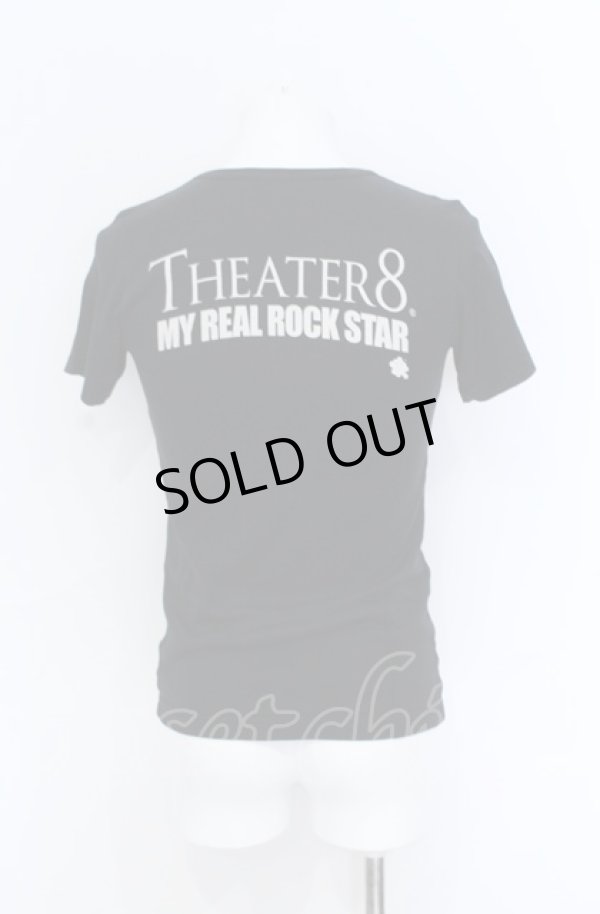画像2: THEATER8 / MY REAL ROCK STAR　Tシャツ S ブラック O-25-05-31-024-Th-ts-YM-OS (2)
