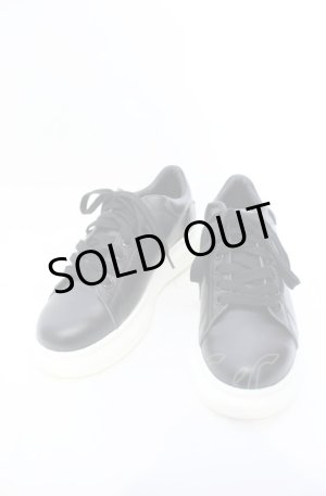 画像: NIL DUE / NIL UN TOKYO / MONO LEATHER SNEAKER スニーカー L（26-26.5） ブラック O-25-05-31-123-NI-sho-YM-OS
