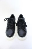 画像2: NIL DUE / NIL UN TOKYO / MONO LEATHER SNEAKER スニーカー L（26-26.5） ブラック O-25-05-31-123-NI-sho-YM-OS (2)
