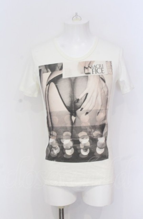 画像1: en / SACRI FICE Tシャツ S ホワイト O-25-05-31-029-EN-ts-YM-OS (1)