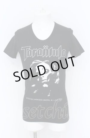 画像: en / Tarantula Tシャツ  ブラック O-25-05-31-030-EN-ts-YM-ZT334
