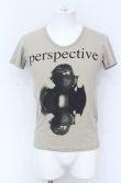 画像1: en / perspective Tシャツ  ベージュ O-25-05-31-032-EN-ts-YM-ZT334 (1)