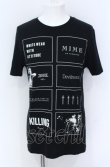 画像1: Moonage Devilment / THE BLACK EYES OF DREAMLESS DEATHMASK Tシャツ M ブラック O-25-05-31-037-Mo-ts-YM-OS (1)