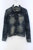 画像1: CIVARIZE / ヴィンテージブリーチデニムトラッカージャケット Gジャン 46 インディゴ O-25-06-03-007-CI-ja-YM-ZT-M125 (1)