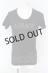 画像: FUGA / MIRAGEプリントTシャツ 46 ブラック O-25-06-03-009-FU-ts-YM-OS