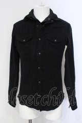 画像: CIVARIZE / Illegal レイヤードシャツ 44 ブラック O-25-06-03-013-CI-sh-YM-ZT333