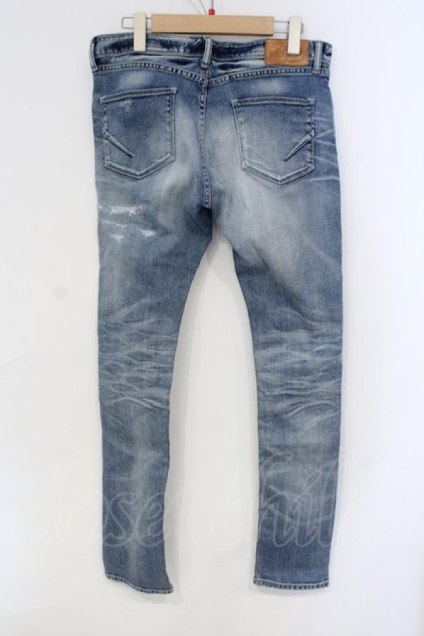 画像2: GOSTAR DE FUGA / philosophyリメイクスキニーデニムパンツ 44 インディゴ O-25-06-03-015-GO-pa-YM-ZT0606 (2)