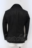 画像2: BUFFALO BOBS / COZZA-LEATHER LOOK(コッザ レザールック)イタリアンカラージャケット 1-2 ブラック O-25-06-03-002-BU-ja-YM-ZT-ML017 (2)