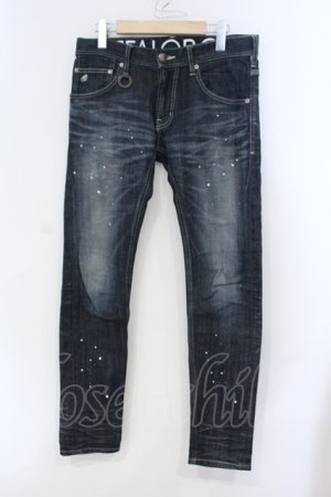 画像: BUFFALO BOBS / HOUSTON-MER DE GLACEストレッチタイトデニムパンツ 1 インディゴ O-25-06-03-017-BU-pa-YM-ZT0606