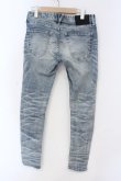 画像2: VANQUISH / ソリッドウォッシュクロップドストレッチスキニーデニムパンツ 28 ライトインディゴ O-25-06-03-021-VA-pa-YM-ZT332 (2)