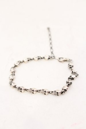 画像: gunda / JOIN BRACELET/SKULL ブレスレット  シルバー O-25-07-08-005-gu-ac-YM-OS