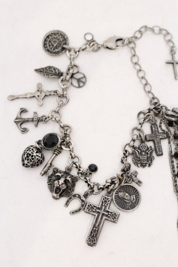 gunda シルバー✕クリスタル ブレスレット BRACELET | gunda online store
