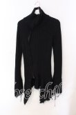 画像1: CIVARIZE / ヘヴィテレコニットデストロイZIPUPカーディガン 44 ブラック O-25-08-24-001-CI-to-YM-OS (1)