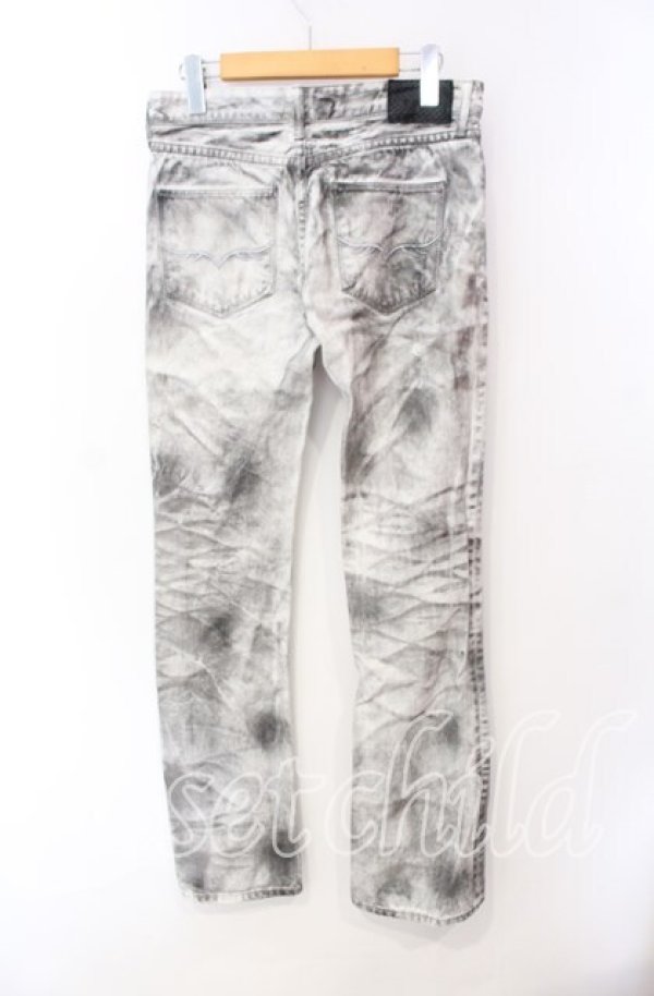 画像2: CIVARIZE / Foresight 箔加工コーティングブーツカットデニムパンツ 42 ホワイト O-25-08-24-033-CI-pa-YM-OS (2)