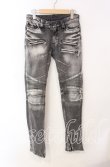 画像1: BUFFALO BOBS / 裾ZIPライダーススキニーデニムパンツ 1 グレー O-25-08-24-036-BU-pa-YM-OS (1)