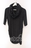 画像1: FUGA / カウルドレープネックアシンメトリーロングTシャツ 44 グリッターｘグレー O-25-08-24-010-FU-ts-YM-OS (1)