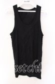 画像1: CIVARIZE / カッティングパッチワークグリッタータンクトップ 44 ブラック O-25-08-24-021-CI-to-YM-OS (1)