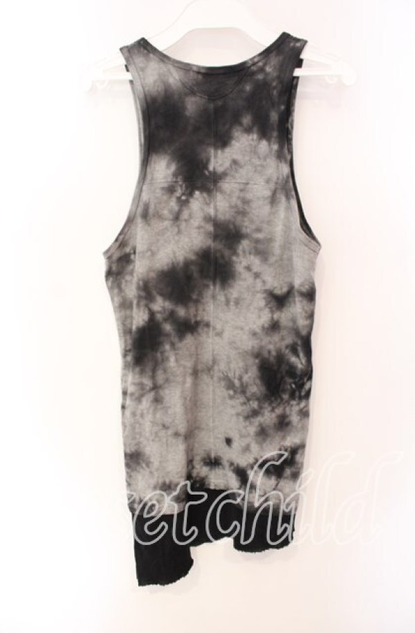画像3: CIVARIZE / 箔スカルブリーチフェイクレイヤードタンクトップ 44 ブラックｘグレー O-25-08-24-023-CI-to-YM-OS (3)