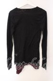 画像2: CIVARIZE / Teaseレイヤードイレヘムカットソー 44 ブラックｘパープル O-25-08-24-025-CI-to-YM-OS (2)
