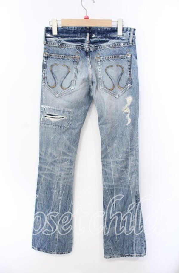 画像2: CIVARIZE / 泊加工ヴィンテージブーツカットデニムパンツ 42 インディゴ O-25-08-24-029-CI-pa-YM-OS (2)