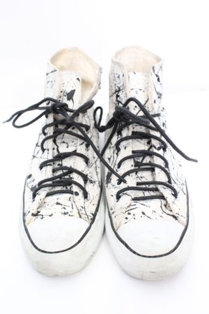 画像: NEWTRAL / ペインティングダメージCONVERS 25cm アイボリー O-25-09-06-033-Th-sho-YM-OS
