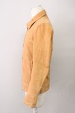 画像3: 【SALE】NO ID. / ジャケット.ラムヌバックレザーZIPブルゾン T-23-10-13-004-NO-ja-YM-ZT388 (3)
