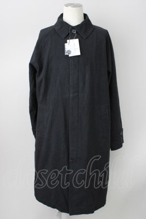 画像: 【WINTERセール】KMK(KINGLY MASK) / 【タグ付き】アレンジグログランテープコート  ブラック T-23-11-30-1021-KM-ja-YM-ZT-M007