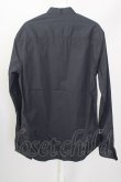 画像2: ZARA / ゴムカフスショートカラーシャツ EU M ブラック T-23-12-31-001-ZA-sh-YM-ZT336 (2)