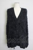 画像1: 【WINTERセール】LAD MUSICIAN / ナイロンシャギーニットカーディガン 44 ブラック T-24-01-13-018-LA-to-YM-ZT067 (1)