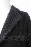 画像8: 【WINTERセール】NO ID. / コート.ボンディングニットチェスター 2 ブラック T-24-02-15-008-NO-ou-YM-ZT-M012 (8)