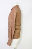 画像3: GOSTAR DE FUGA / ジャケット.VOGUEレザーライダース'11AW 44 ブラウン T-24-03-06-010-GO-ja-YM-ZT-ML028 (3)
