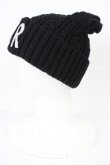 画像2: 【セール】MARDIGRAS(SADS清春) / キャップ.KUR刺繍ニット  ブラック T-24-03-11-014-MA-za-YM-ZT205 (2)