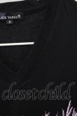 画像3: BLACK VARIA / ツインスカルプリントTシャツ M ブラック T-24-05-15-003-BL-ts-YM-ZT408 (3)