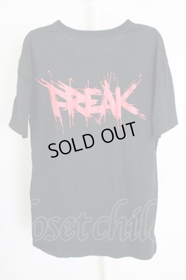 画像2: Moonage Devilment（清春） / FREAKレディTシャツ 44 ブラック T-24-07-10-035-0-ts-YM-ZT (2)