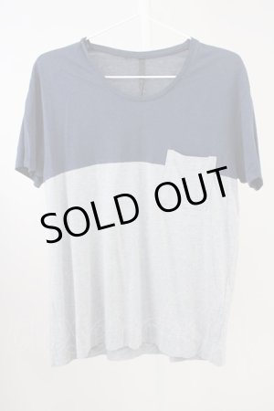 画像: GalaabenD / 切り替えポケットTシャツ m グリーンｘグレー T-24-08-08-029-Ga-ts-YM-ZT016
