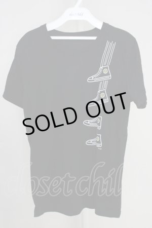 画像: GUILD PRIME / スニーカープリントTシャツ 1 ブラック T-24-08-28-005-GU-ts-YM-ZT077