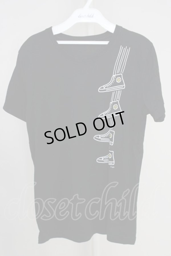 画像1: GUILD PRIME / スニーカープリントTシャツ 1 ブラック T-24-08-28-005-GU-ts-YM-ZT077 (1)