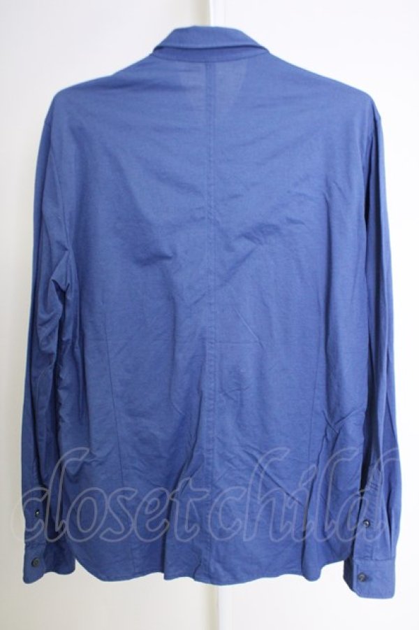 画像2: 【WINTERセール】5351pour les Hommes / COOL MAXワッシャーシャツ 48 ブルー T-24-09-04-015-53-sh-YM-ZT013 (2)
